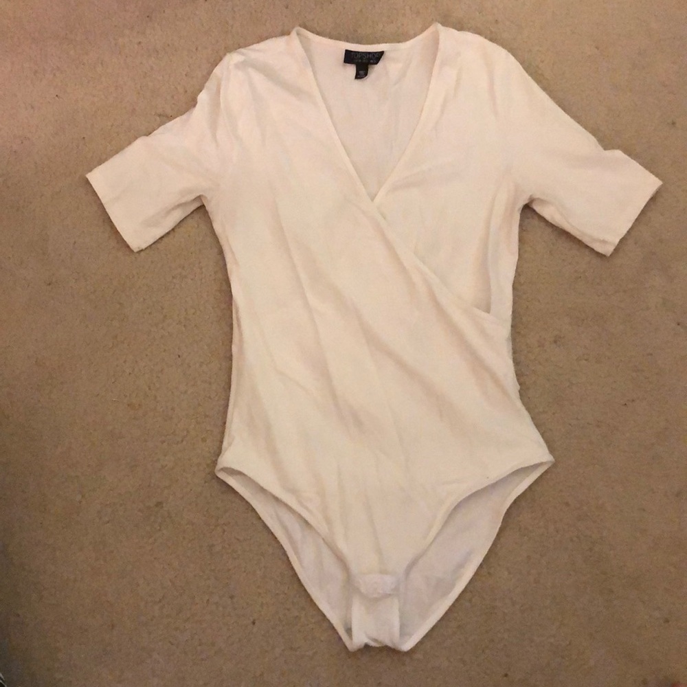 Topshop white bodysuit
